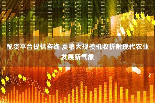 配资平台提供咨询 夏粮大规模机收折射现代农业发展新气象
